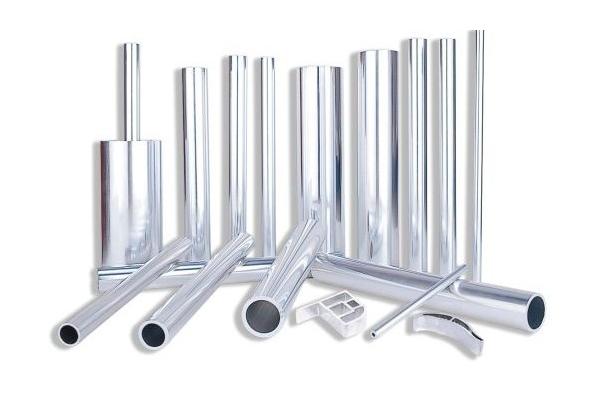 Clear Extruded Anodized Aluminum Tube , OEM Bronze Standard Aluminum Extrusion