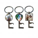 Sublimation Bottle Opener Keychain Blank Custom Print Multifunctional Metal Keychain Sublimation Bottle Opener