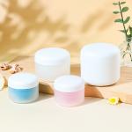 Lightweight Durable Plastic Cosmetic Jars In Black For Retail And Travel Convenience