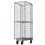 Full Security Galvanized Roll Cage Pallets Nestable Trolley for sale