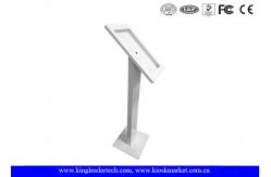 China Security Freestanding Ipad Kiosk Stand For 18.4 Inch Samsung Galaxy Tablet supplier
