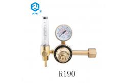 China R190 Brass Pressure Regulator With Argon Flowmeter Inlet Connection G5/8 - RH supplier