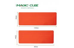 China Functional 3D Polyester Fiber Acoustic Panel Classroom PET Desk Divider supplier