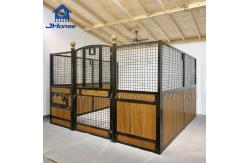 China Farm Equestrian Horse Equipment Stables Solid Horse Stalls Panels With Non Toxic Powder Coated Surface supplier