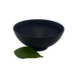 Home Matte Black Melamine Soup Bowl Dinnerware 8'' Deep Round for sale