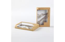 China Mobile Cover Packaging Box With PVC Window Custom Small Card Paper Material supplier