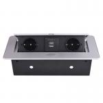 2.1 Amp Pop Up Power Socket Steel Innovative Compact Form Structure for sale