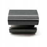 6063 Grey Powder Coated Aluminium Door Profiles Structure Extrusion Frame