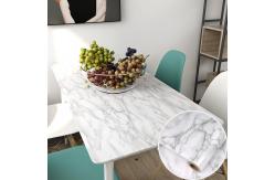 China Apartment Cream Marble Effect Wallpaper Bedroom 60cm*10m Moisture Proof supplier