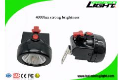 China Cordless IP67 0.65W 80lum 180mA 4000lux Miners Cap Lamp supplier