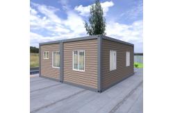 China Modern Single Floor Flat Pack Container House Weather proof Expandable Prefab House supplier