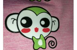 China Promotional Silicon Raised Heat Transfer Clothing Labels Custom Iron On Stickers supplier