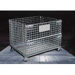 Durable Wire Mesh Storage Cages / Industrial Storage Cage Movable for sale