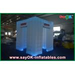 Inflatable Photo Booth Rental Portable Cube Inflatable Photobooth 2.4x2.4x2.5m With LED Tent for sale