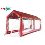 Air Inflatable Tent Red PVC Waterproof Inflatable First Aid Disinfection Medical Channel for sale