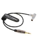 Red Komodo Timecode Cable Tentacle Sync 3.5mm TRS To EXT 9 Pin Male Right Angle for sale