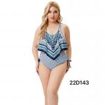Velvet Plus Size Bikini Shoulder Strap Adjustable Nylon Swimming Costumes For Larger Ladies for sale