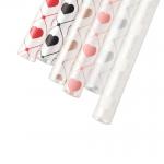 Foggy OPP Love Pattern PE Waterproof Flower Packaging Paper Gravure Printing for sale