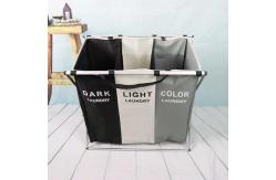 China Waterproof Separated Collapsible Laundry Hamper Foldable Multiscene Use durable supplier