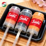 Customize PP Push Up Pop Sushi Plastic Cup Packaging
