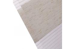 China 100% Polyester Outlet Roller Blind Zebra Fabric with Wooden Pattern supplier