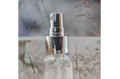 China Shiny Silver Plating Closure Fine Mist Sprayer Pump 24/410 For Perfume supplier