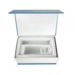 Matt Laminated Foldable 1200gsm Rigid Cardboard Magnetic Box With Plastic Tray for sale