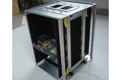 China High Precision PCB Magazine Rack , ESD Storage Racks Zinc Coating Steel Material supplier