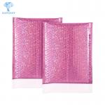 Pink Custom Printed Poly Bubble Mailers 10x13 CMYK Printing for sale