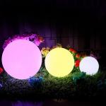 30cm Solar Powered Glow Ball Light IP54 Waterproof For Ground Decoration for sale