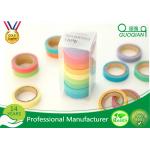 Arts / Gift Crafts Wrapping Japanese Washi Paper Tape Girls Favorite Color for sale