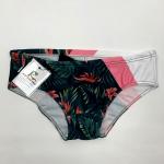 Mens Sublimation Bikini Swimwear Swim Briefs With Drawstring / Full Lining for sale