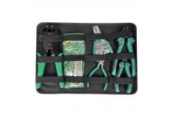 China Professional Telecom Networking tool kit tools set with aluminum alloy box supplier