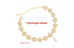 China Zircon Smiley Face Gold Necklace supplier