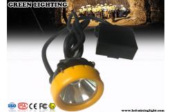 China 18000 Lux Coal Miners Headlamp , 7800mA Safety Waterproof Cap Lamp For Mining supplier