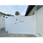 White Home Garden Horizontal Vinyl Fence Rodent Proof for sale