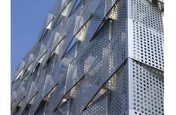 China Waterproof Metal Wire Mesh Fencing 2mm Aluminium Perforated Panels supplier