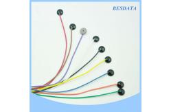China Portable Sintered Silver Silver Chloride Electrodes And Cables , Orange Green supplier