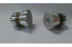 China Ceramic Piezoelectric Ultrasonic Transducer Different Bottom 60W Power High Efficiency supplier