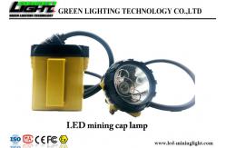 China Waterproof IP68 LED Miners Cap Lamp , Super Bright Rechargeable Led Headlamp supplier
