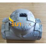 Heat Insulation Silicone Rubber Coated Glass Fabrics Fire Fiberglass Blanket for sale