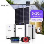 Complete 30kw Off-Grid Hybrid Solar Battery System Solar Home Use 5kw 8kw 15kw Kits for sale