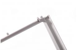 China Encapsulated Metallic Silver Tempered Glass Fridge Shelf supplier