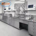 C Frame Stainless Steel Lab Bench Multi Function Chemical Resistant