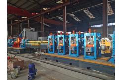 China High Frequency Welded Pipe Mill 160x160x8mm ISO9001 Certified supplier
