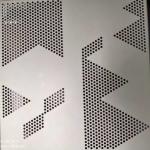 Customized Perforated Aluminum Sheet Metal For Building Exterior for sale