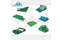 China 72M Long Interactive Inflatable 5k Obstacle Course / Insane Inflatable Fun Run supplier