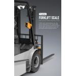 Electronic Digital Forklift Scales  System 3.7V Lithium Ion  Aluminum for sale