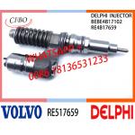 VOL RE517659 BEBE4B17102 Fuel engine Diesel Injector RE517659 BEBE4B17102 A3 for VOL 6125 TIER 2 -OH - MID POWER for sale