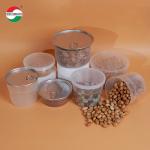 Plastic Bottle Factory Food Grade Clear PP Plastic Bowl High Temperature Resistance with EOE Aluminum Easy Open Lid for Cookie PET Wet Food Plastic Can for sale